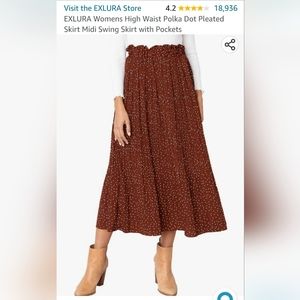Exlura Polka Dot Skirt XXL